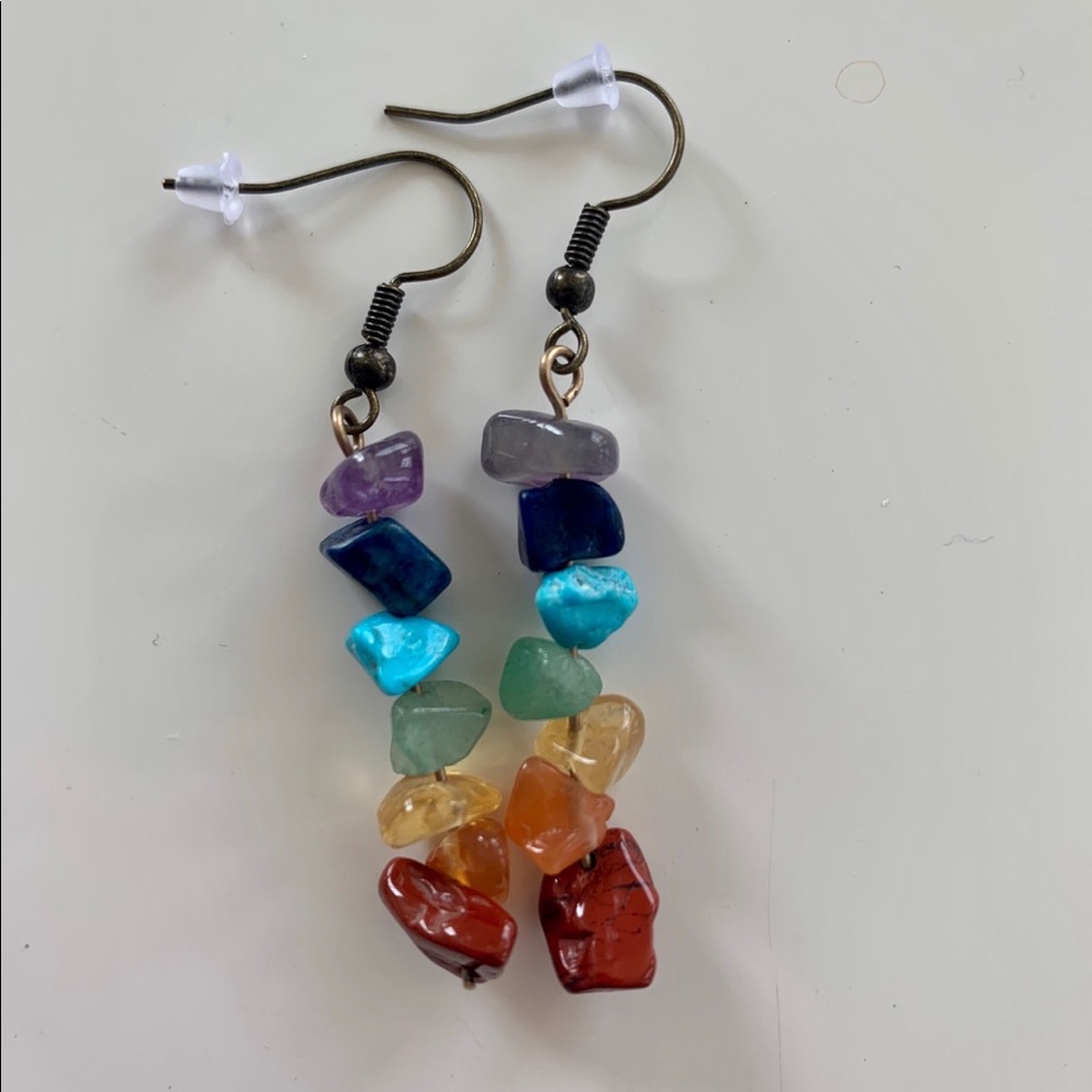 7 Chakra Boho Earrings